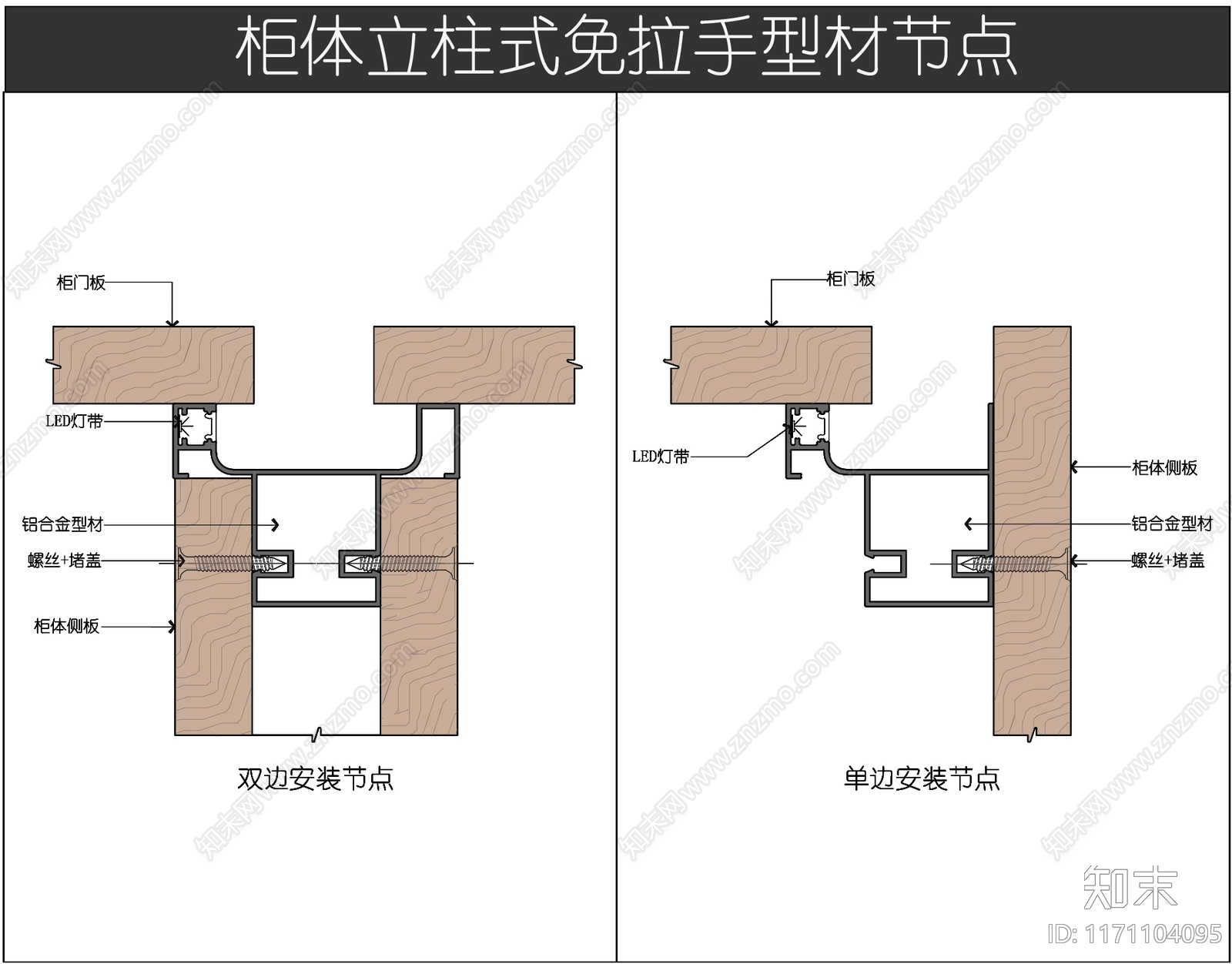 现代家具节点详图施工图下载【ID:1171104095】