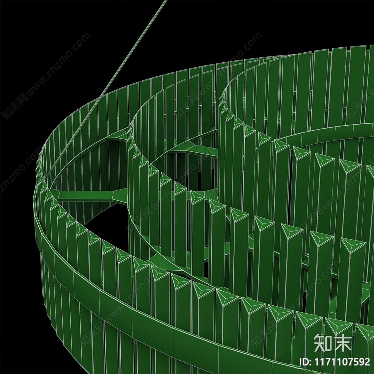 吊灯3D模型下载【ID:1171107592】