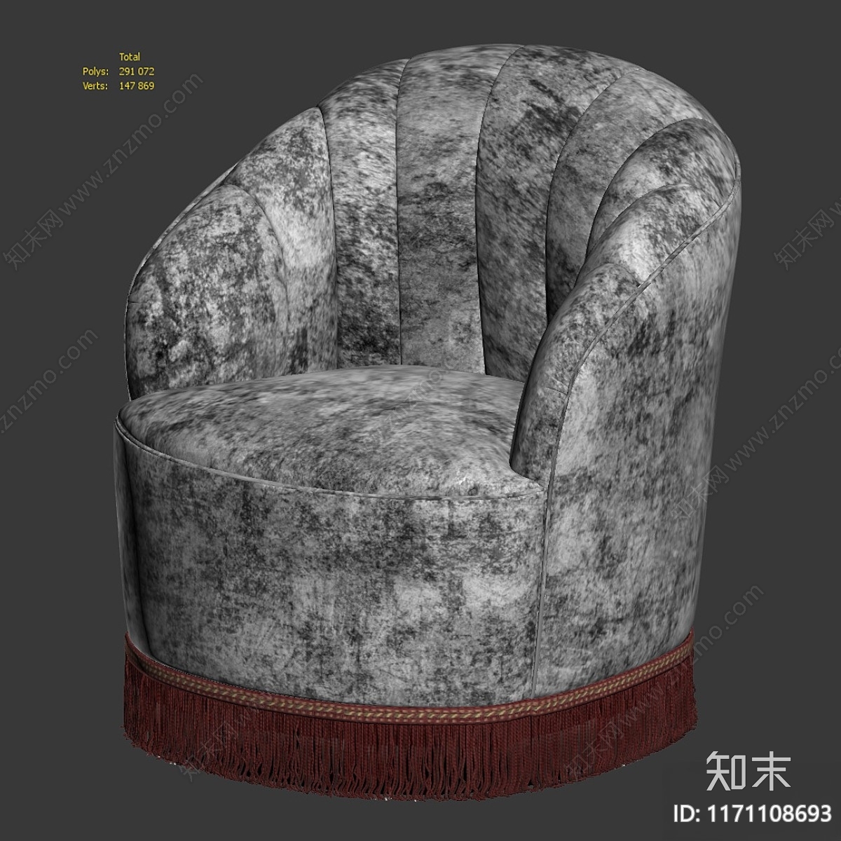 休闲椅3D模型下载【ID:1171108693】