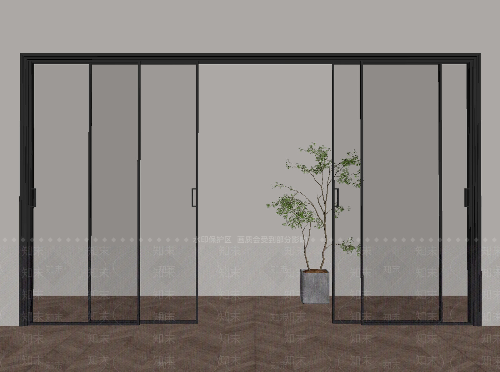 现代其他门SU模型下载【ID:1171110779】