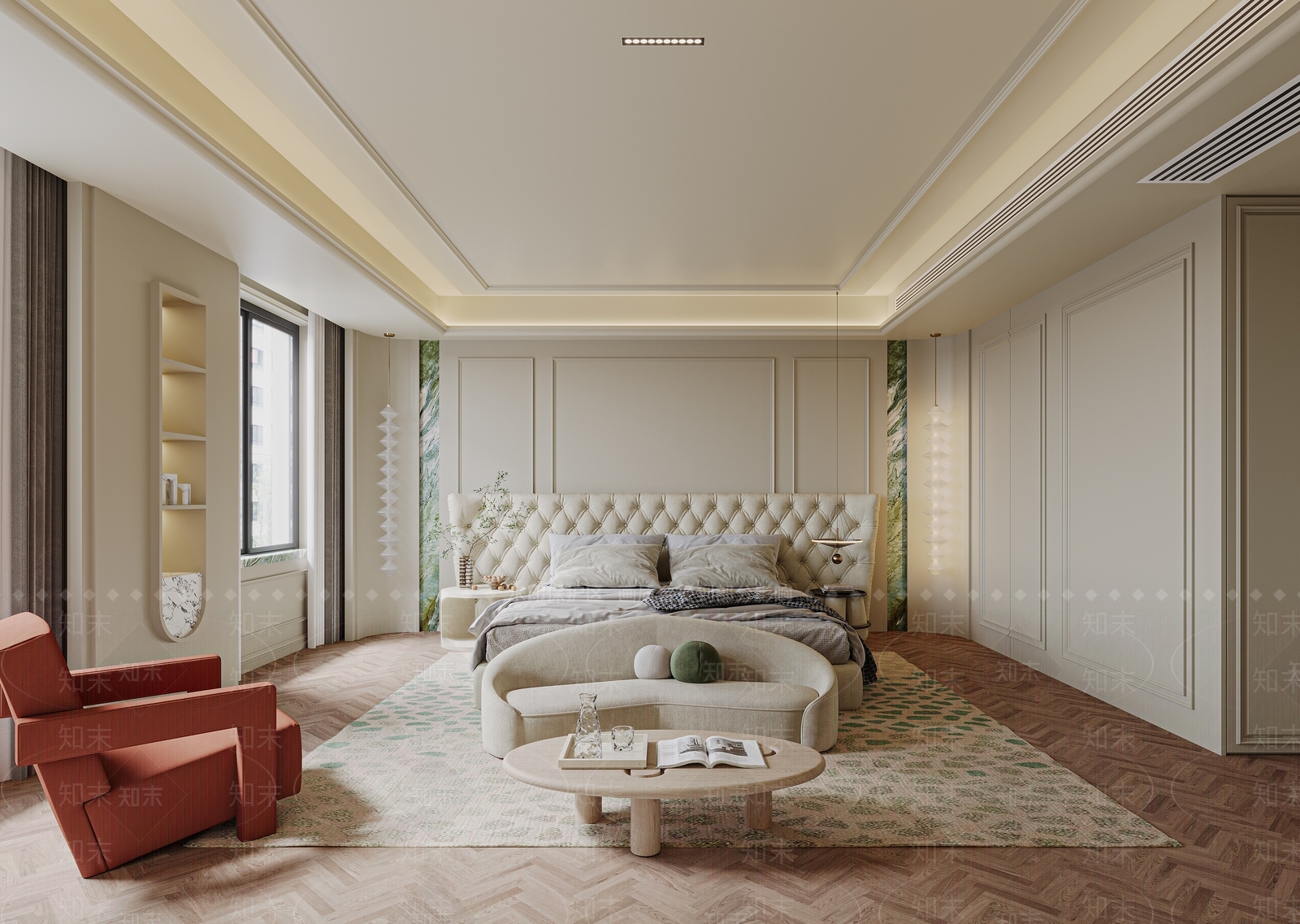 软包双人床双人床3D模型下载【ID:1227328318】
