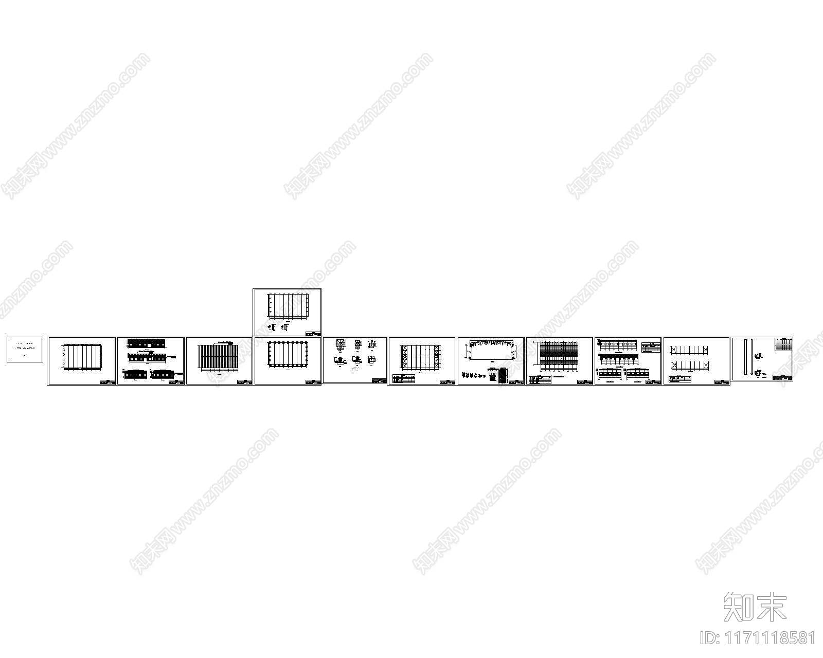 钢结构cad施工图下载【ID:1171118581】