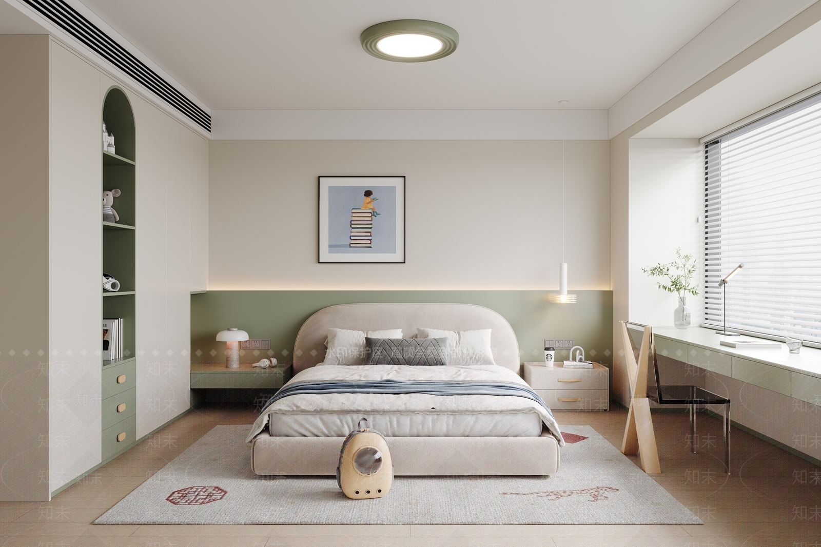 人物堆叠书籍装饰画挂画SU模型下载【ID:1227245271】