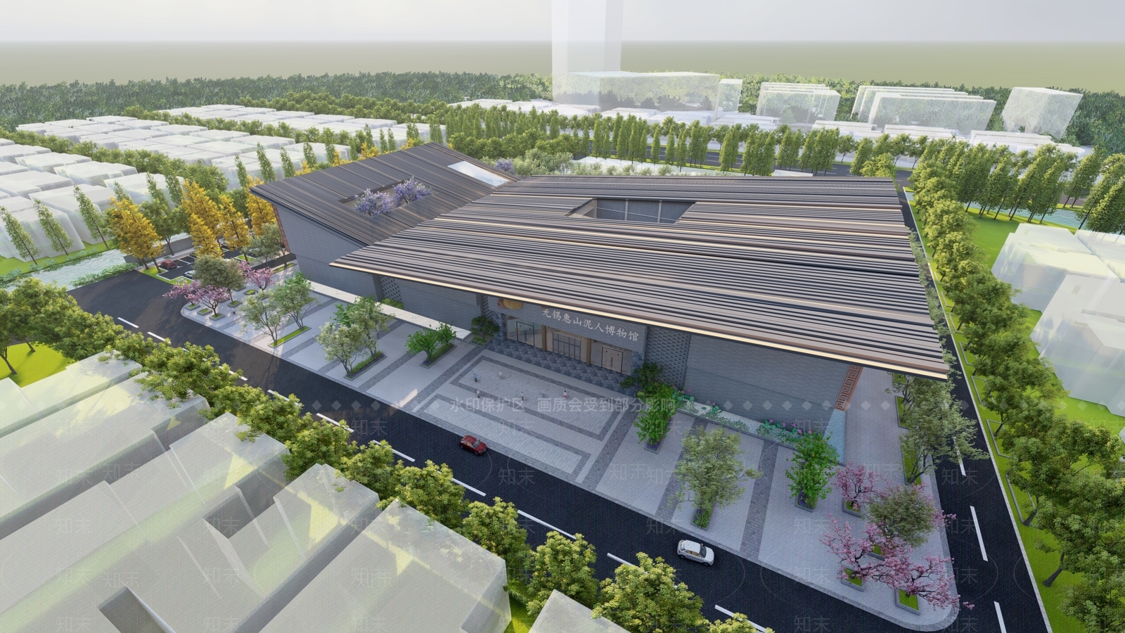 现代新中式其他公共建筑SU模型下载【ID:1171137383】