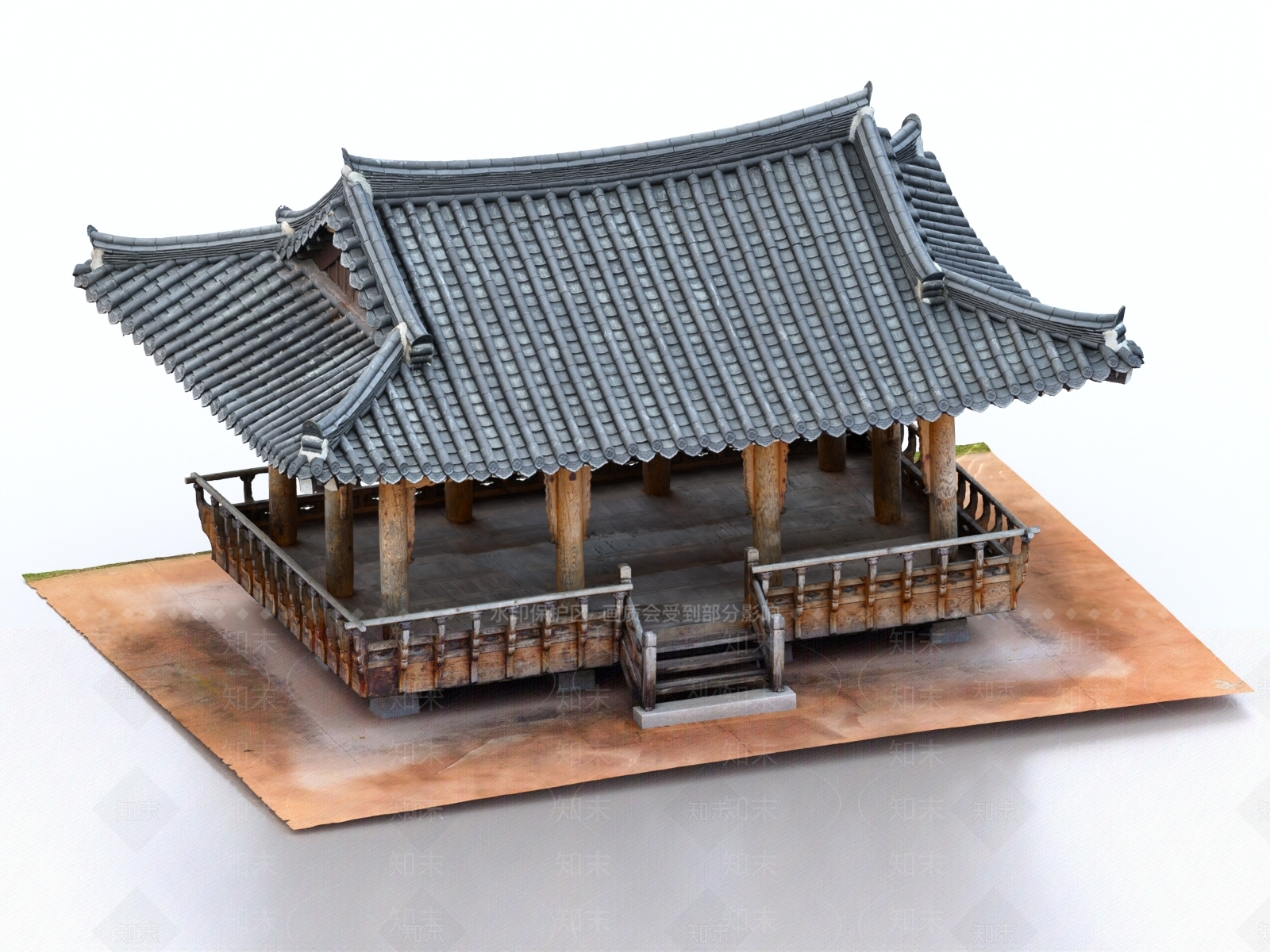 中式古建3D模型下载【ID:1171141474】