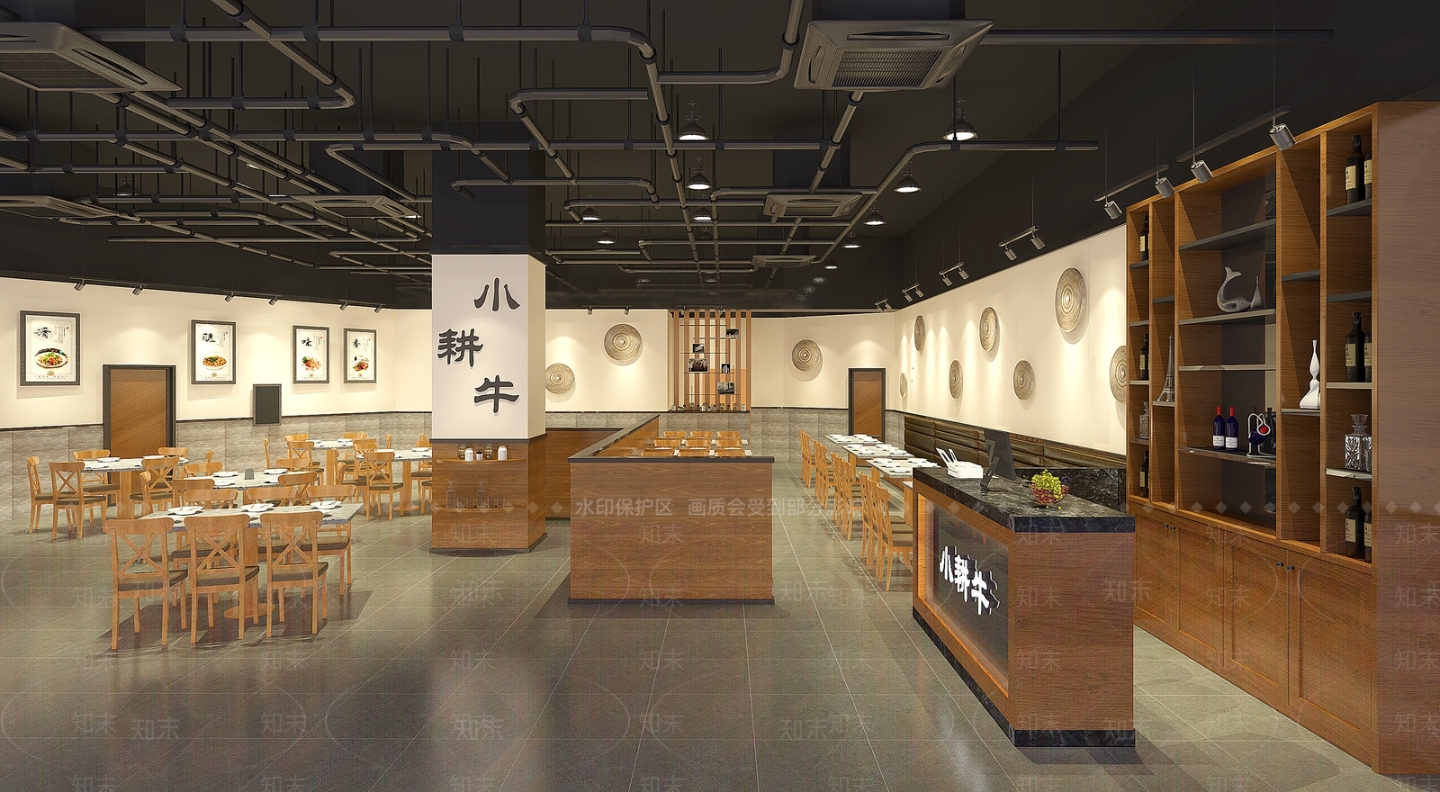 工业其他餐饮空间3D模型下载【ID:1171139835】