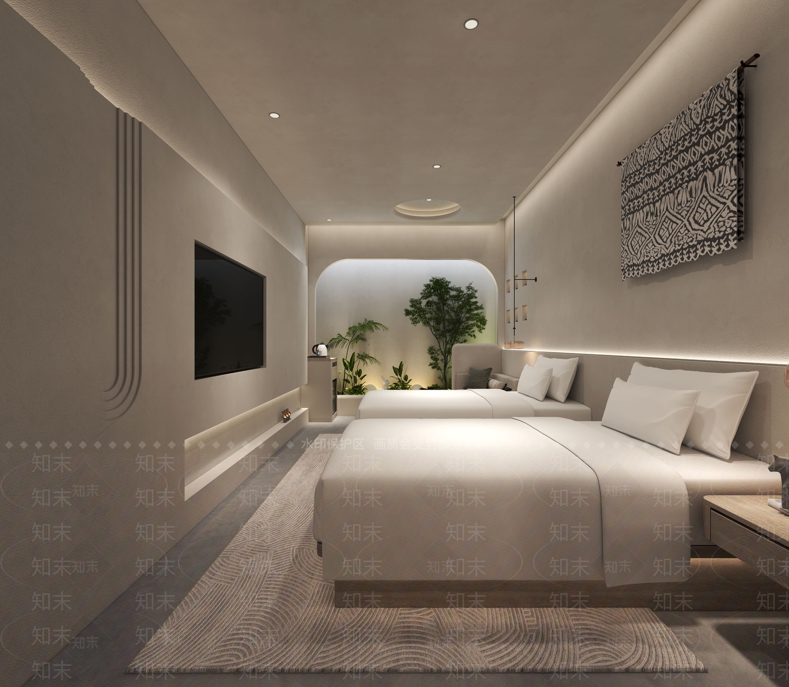 侘寂民宿3D模型下载【ID:1171141577】