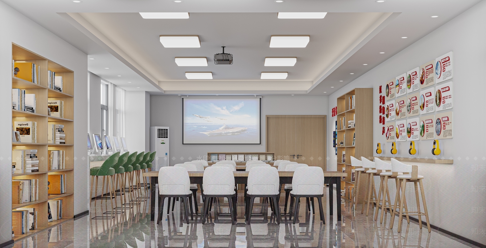 现代书店3D模型下载【ID:1171147983】