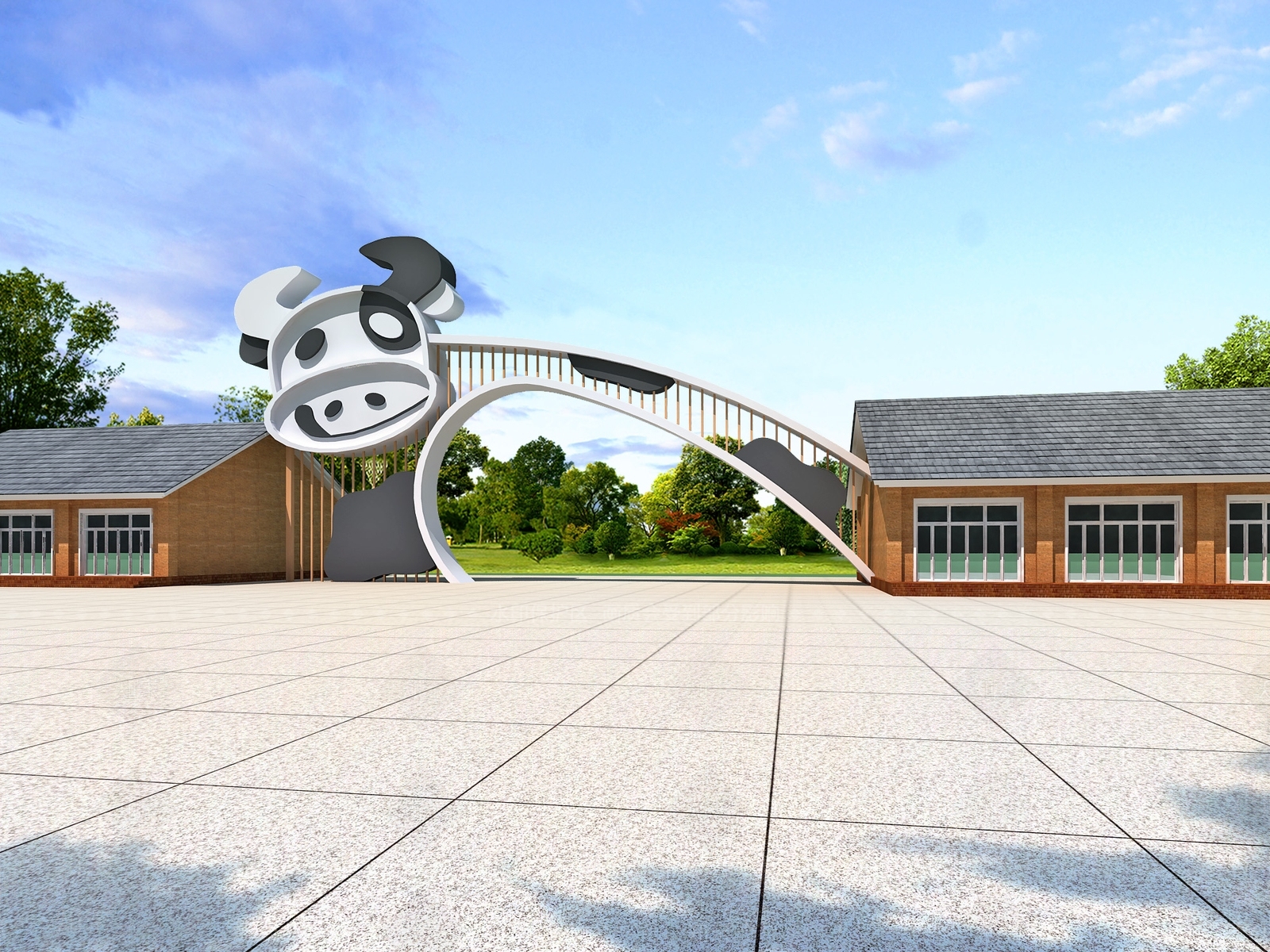 现代艺术风格建筑3D模型下载【ID:1171152982】