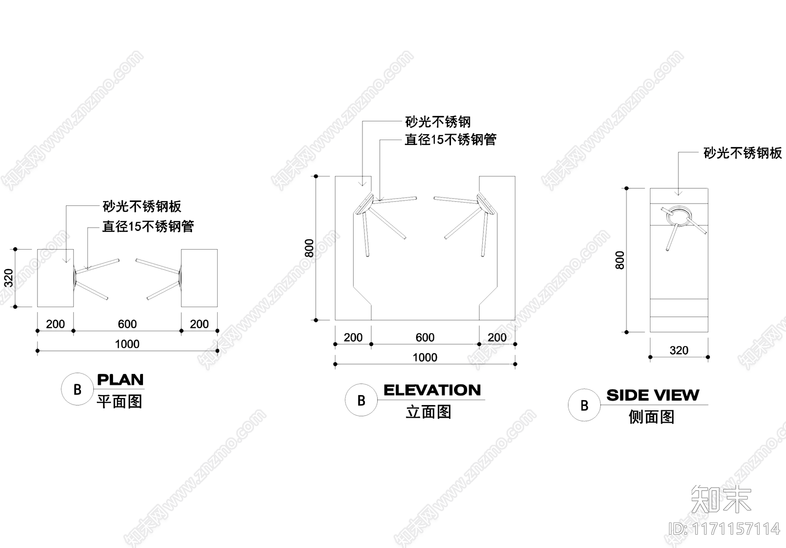 现代器材设备详图施工图下载【ID:1171157114】