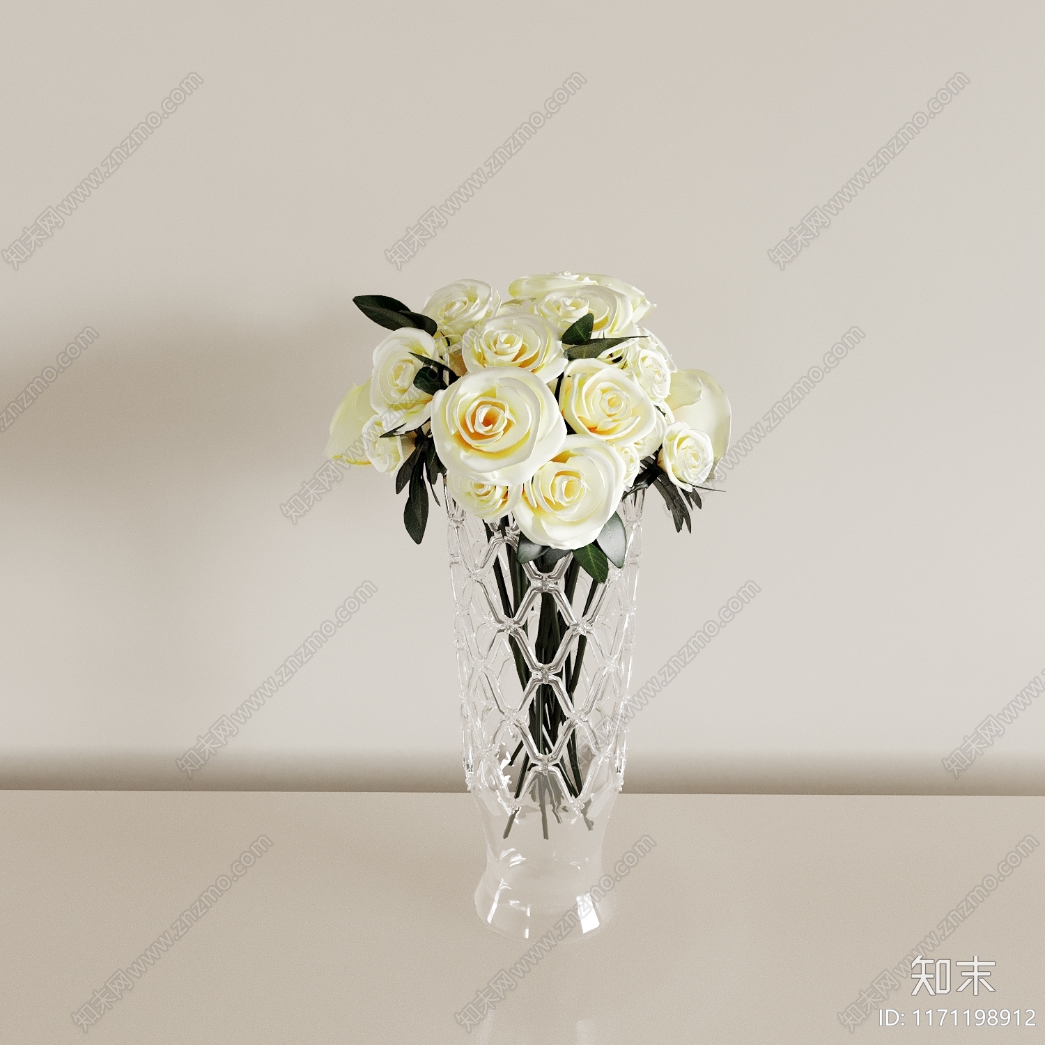 现代极简花瓶3D模型下载【ID:1171198912】