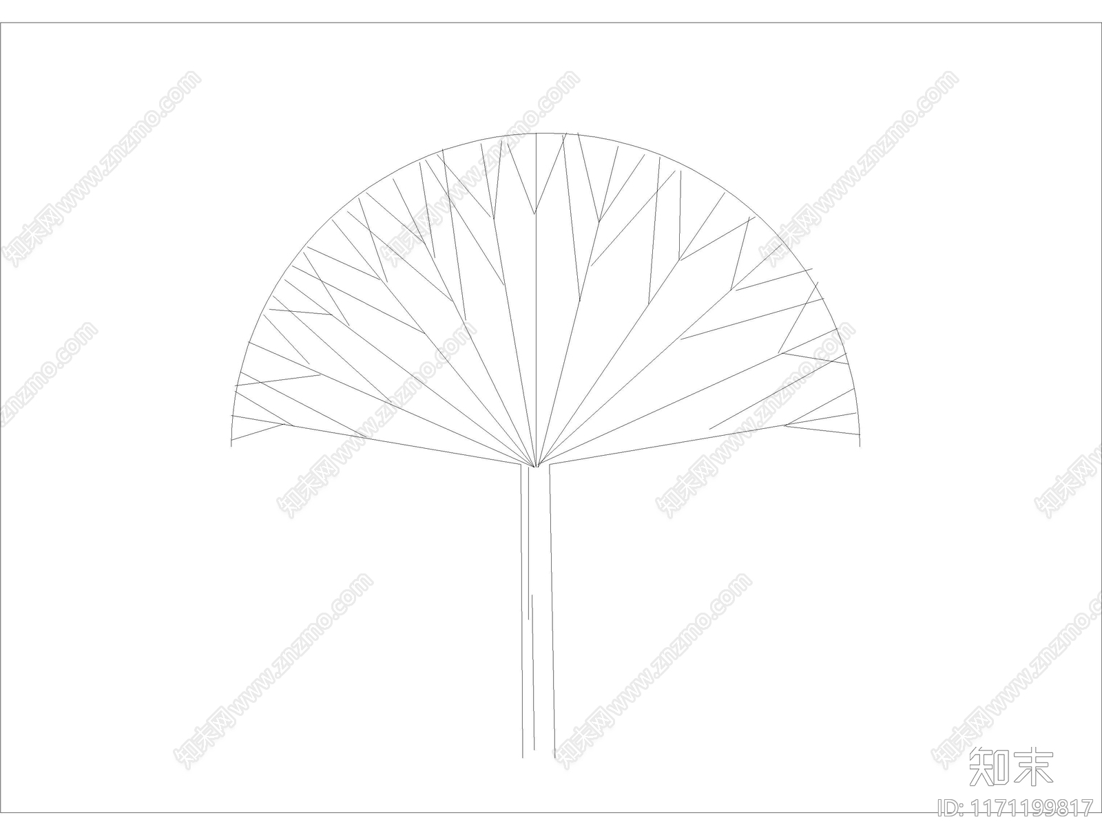 现代树cad施工图下载【ID:1171199817】