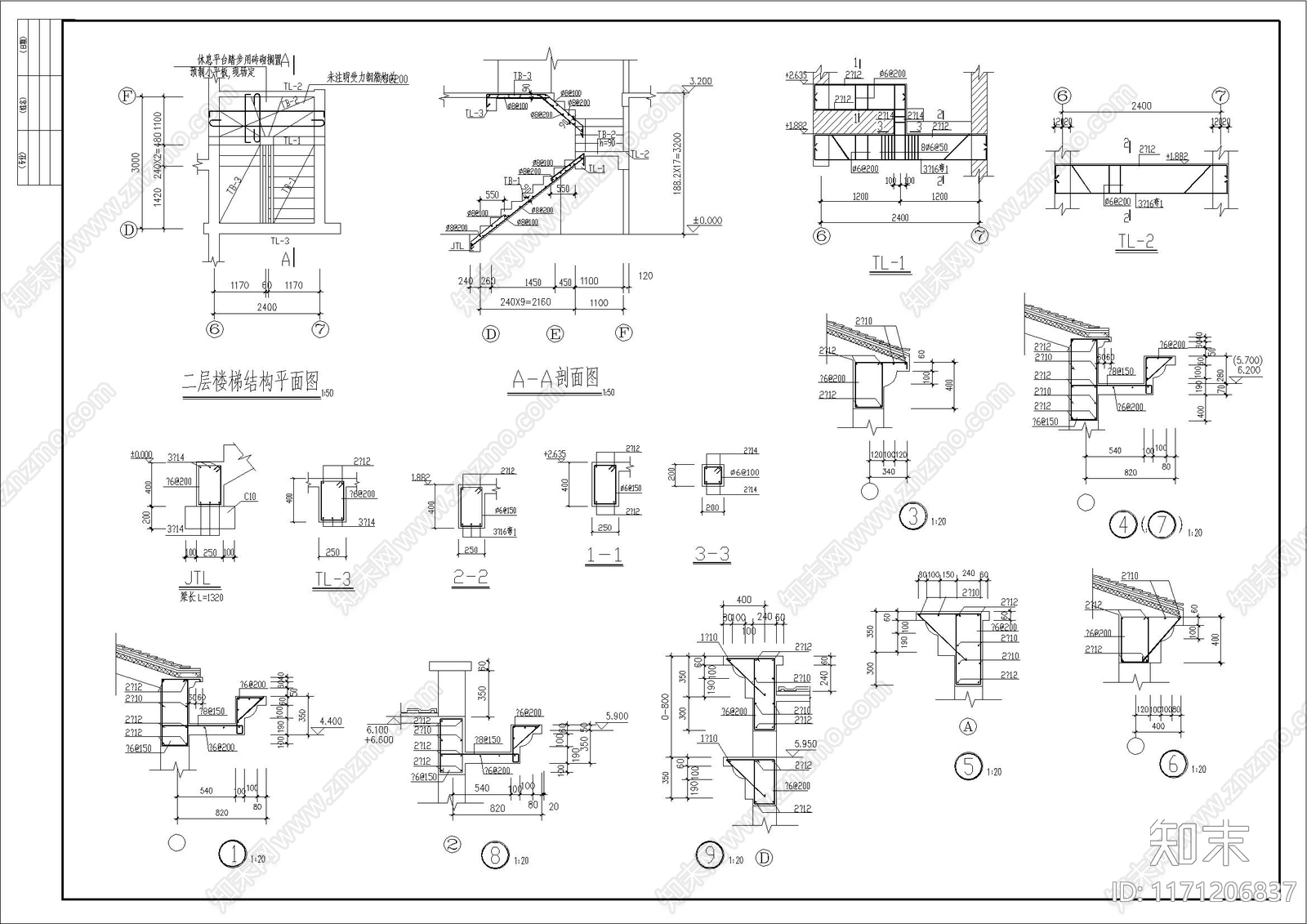 欧式别墅建筑cad施工图下载【ID:1171206837】