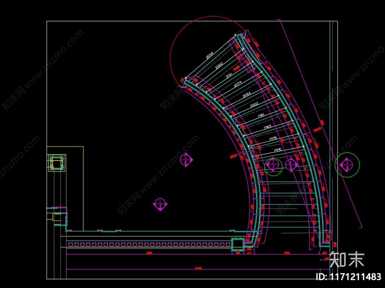 简欧其他建筑施工图下载【ID:1171211483】