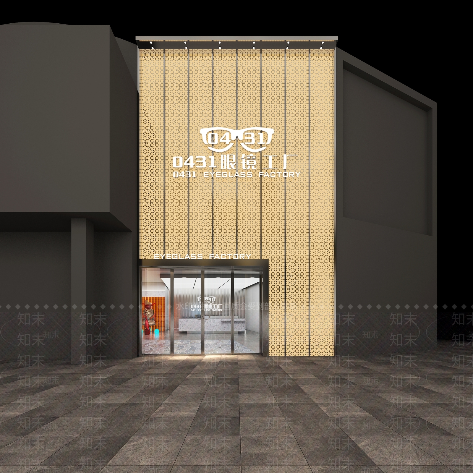 现代眼镜店3D模型下载【ID:1171213136】
