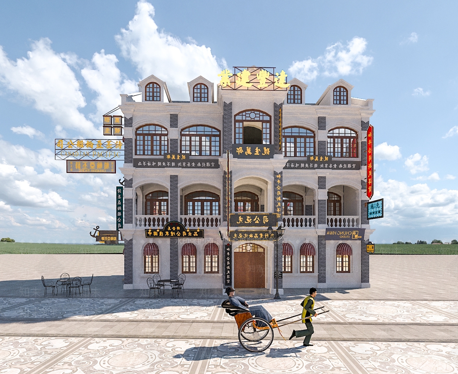 新中式几类组合3D模型下载【ID:1171219421】