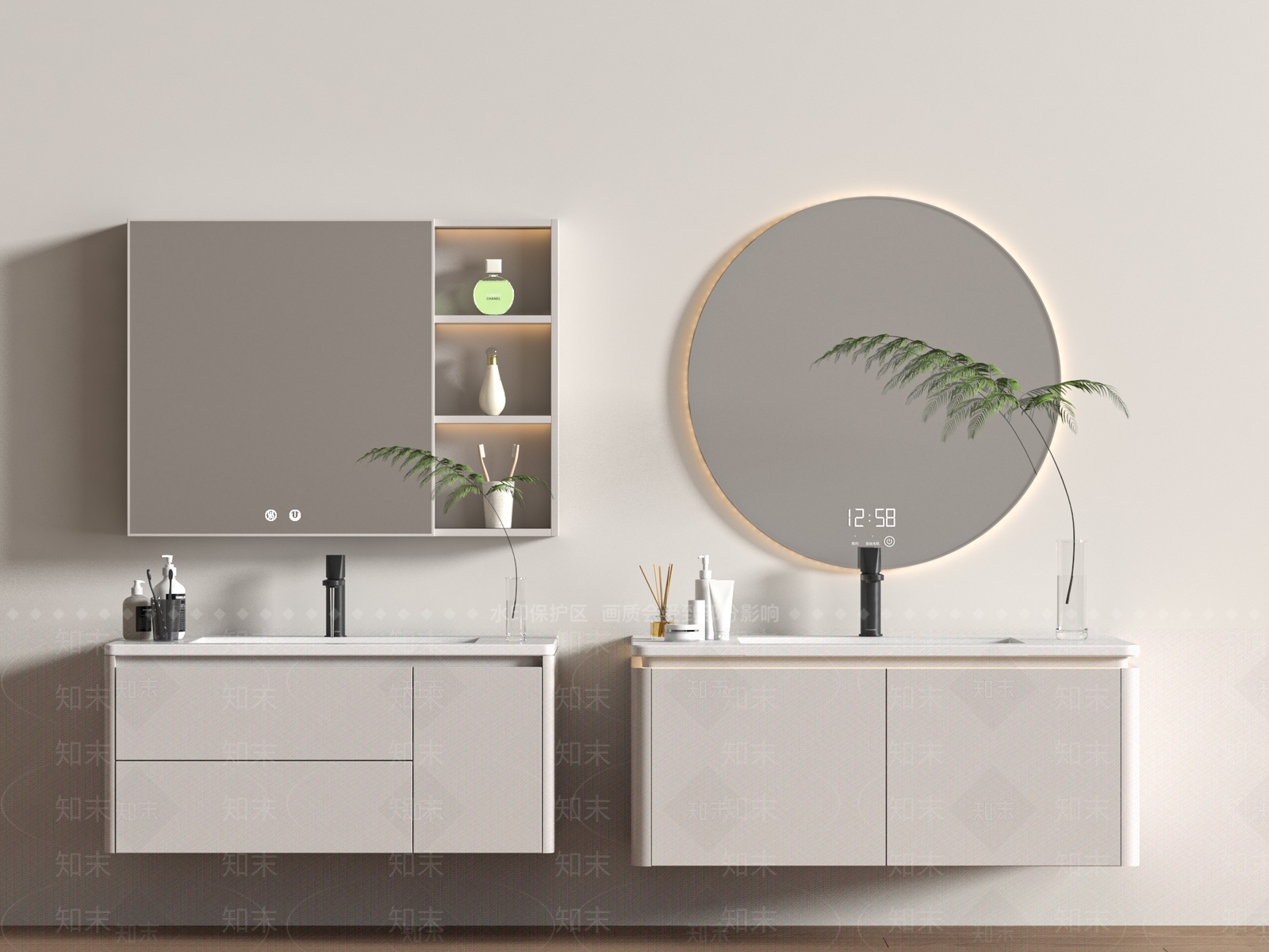 浴室柜SU模型下载【ID:1171220846】