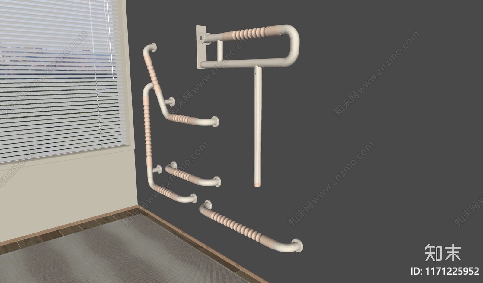 扶手SU模型下载【ID:1171225952】