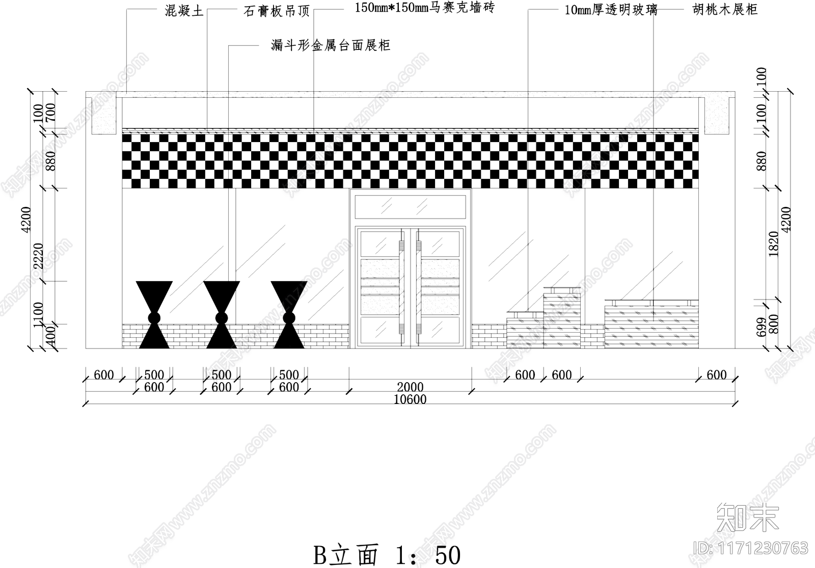 现代其他商业空间cad施工图下载【ID:1171230763】