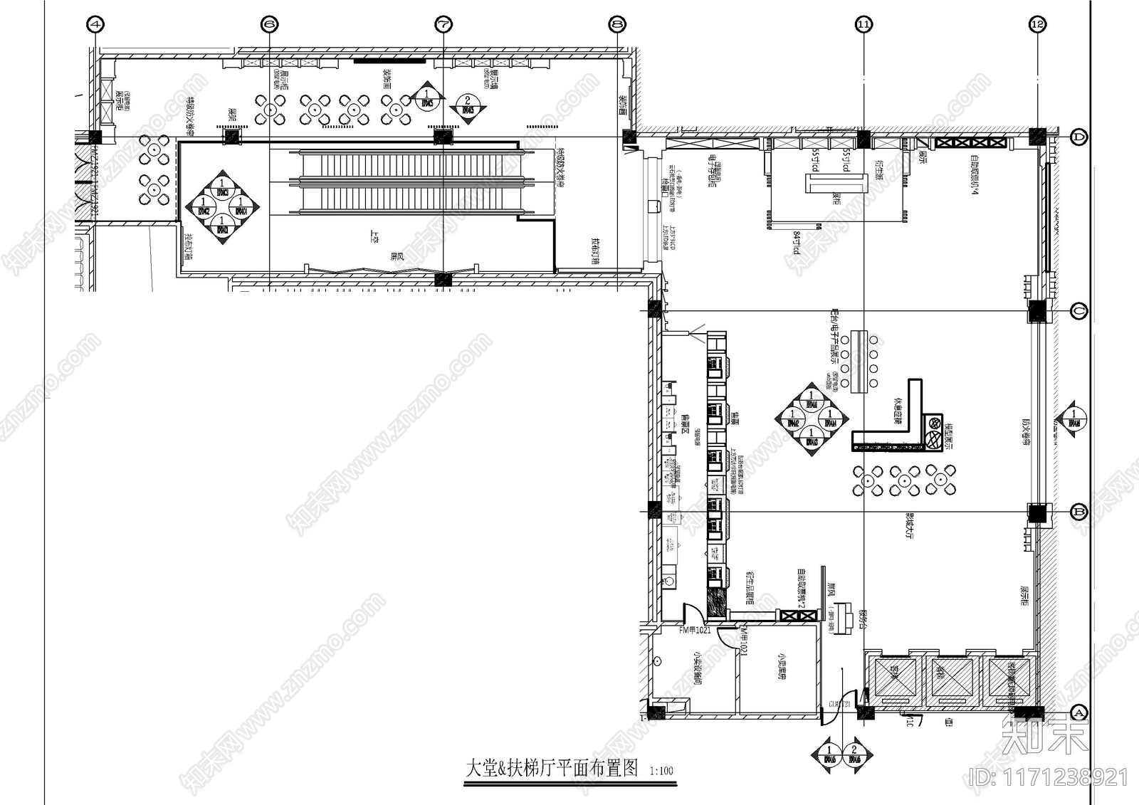 现代电影院cad施工图下载【ID:1171238921】