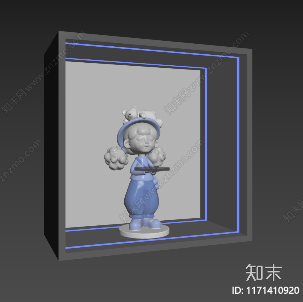 现代艺术装置3D模型下载【ID:1171410920】