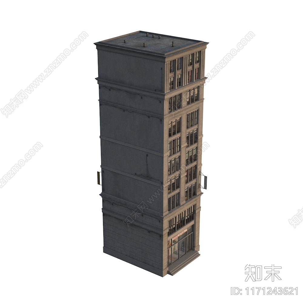 欧式其他商业建筑3D模型下载【ID:1171243621】