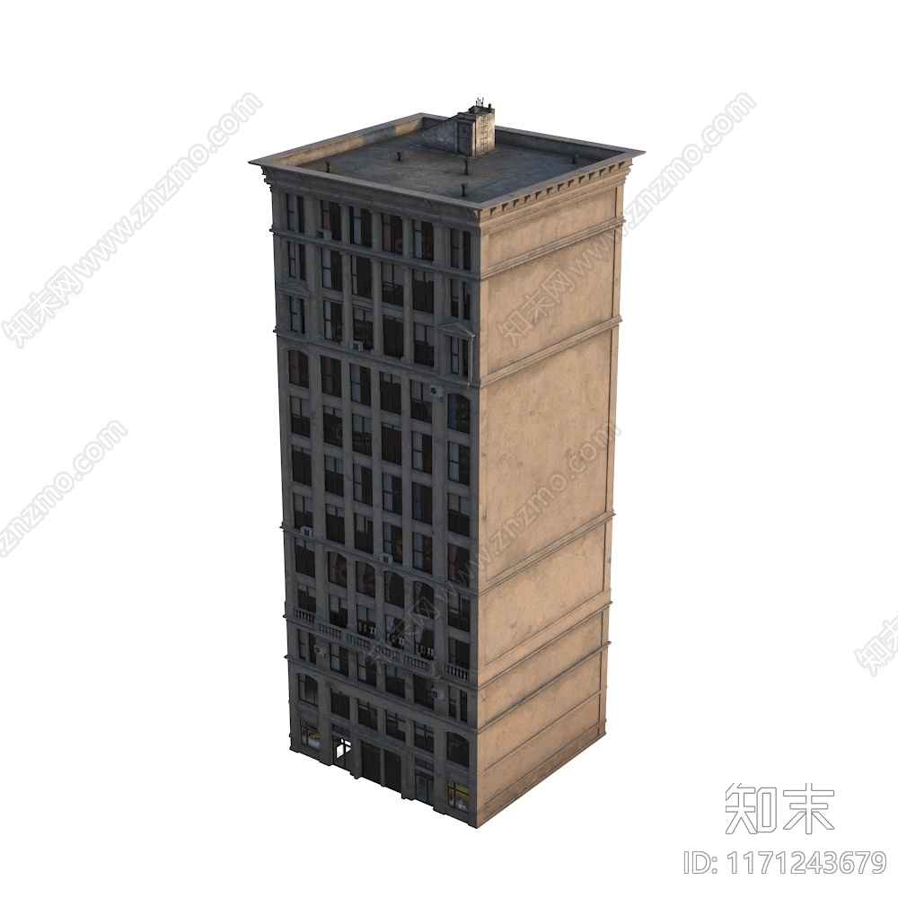 欧式其他商业建筑3D模型下载【ID:1171243679】