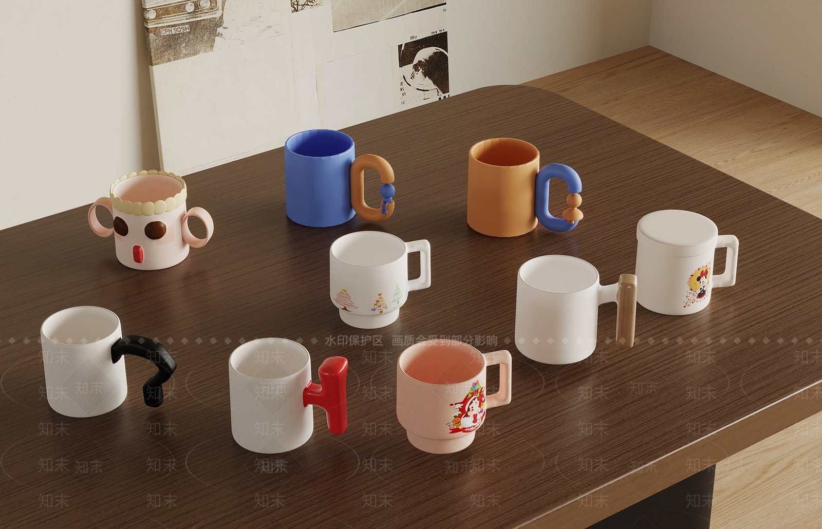餐具3D模型下载【ID:1171246215】
