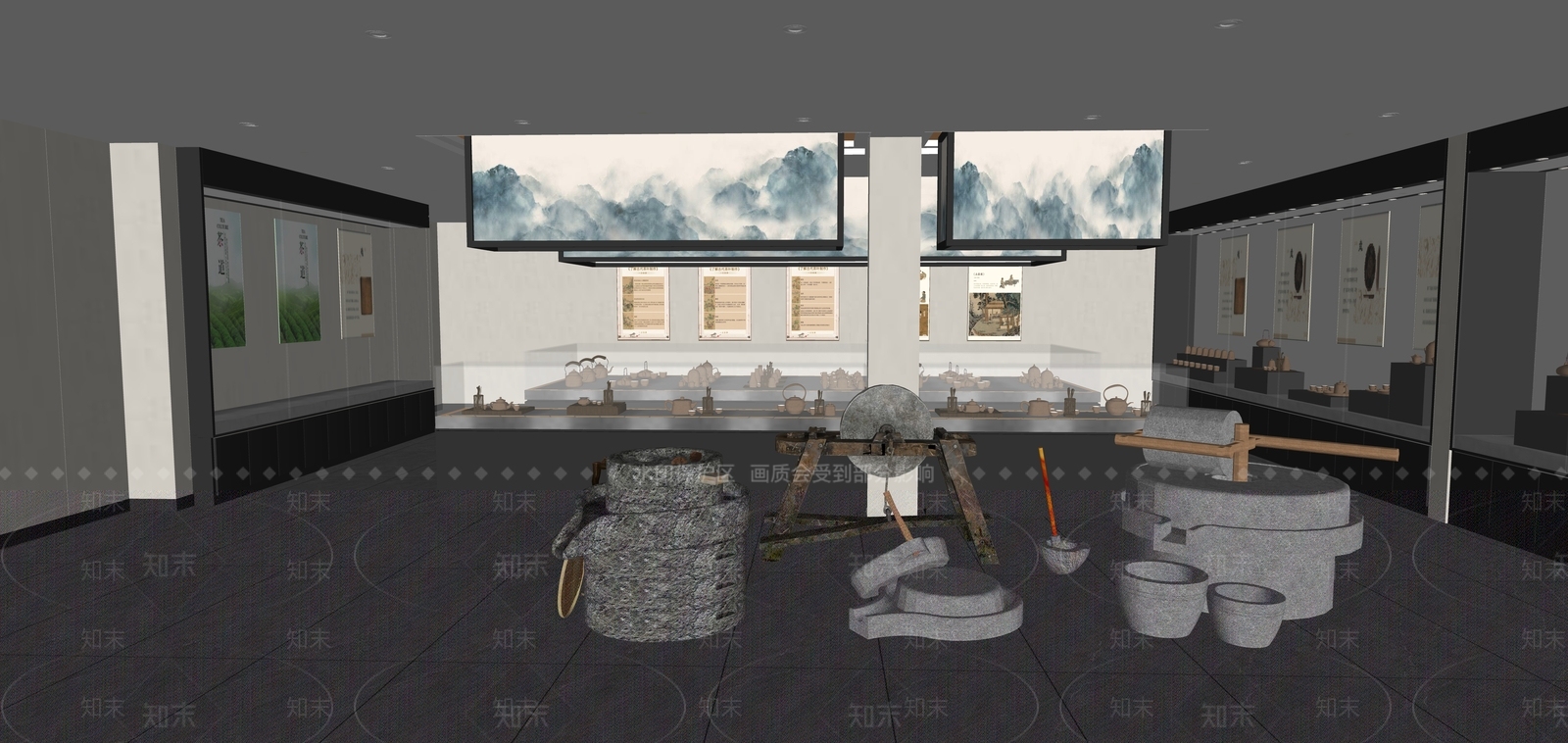 现代其他文化空间SU模型下载【ID:1171251754】