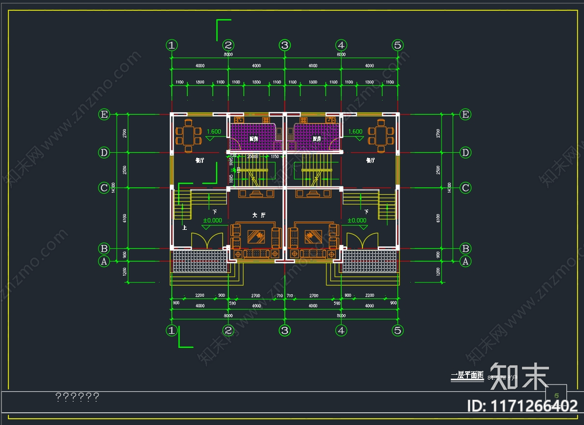 住宅楼建筑施工图下载【ID:1171266402】