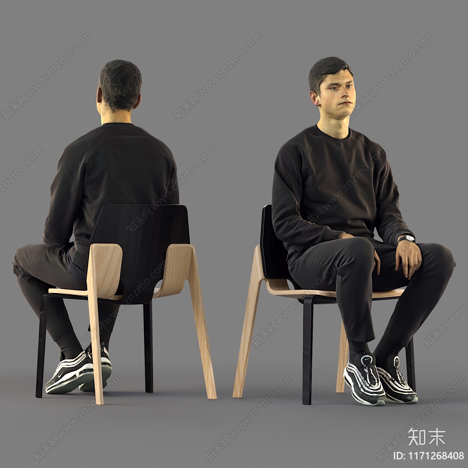 男人3D模型下载【ID:1171268408】