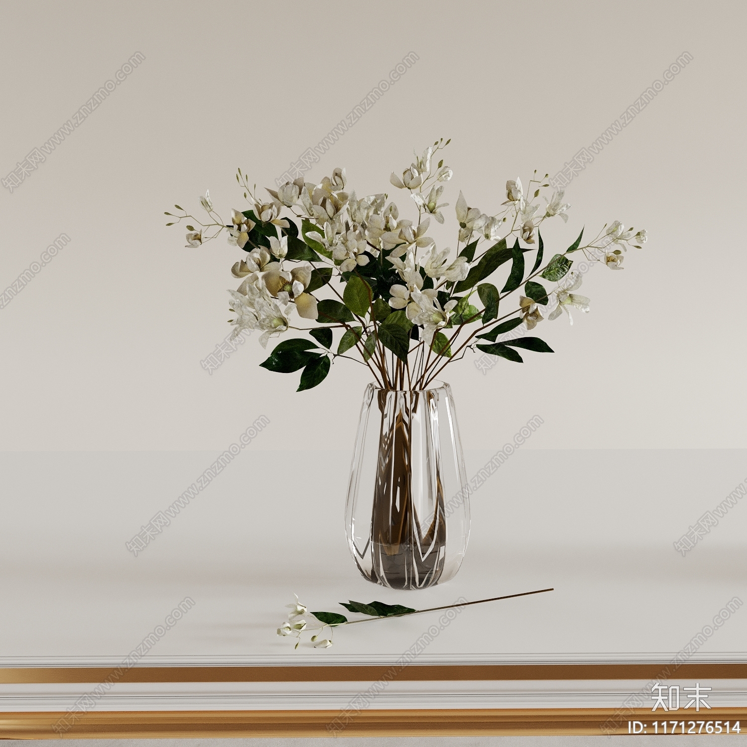 现代极简花瓶3D模型下载【ID:1171276514】