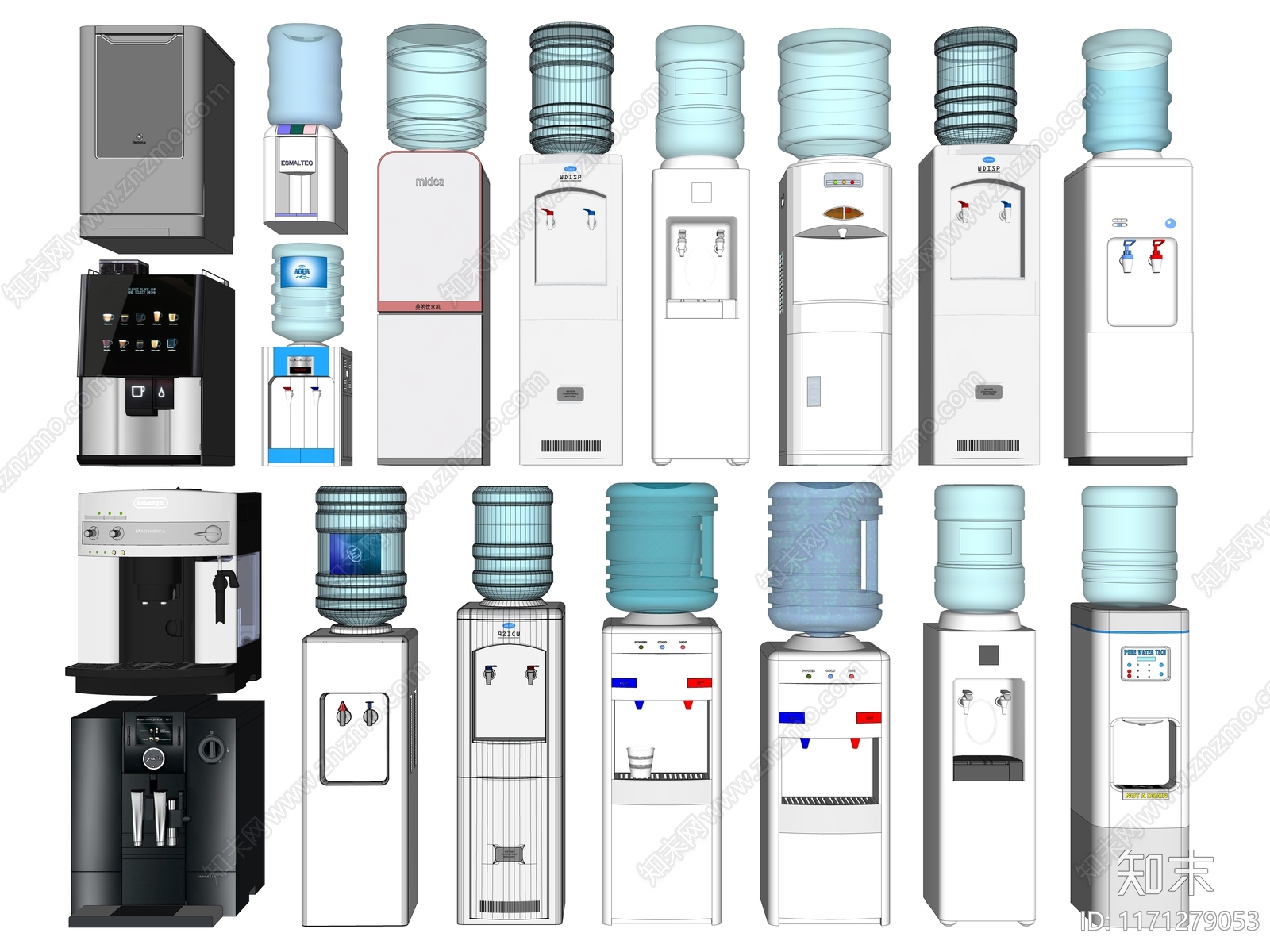 饮水机SU模型下载【ID:1171279053】