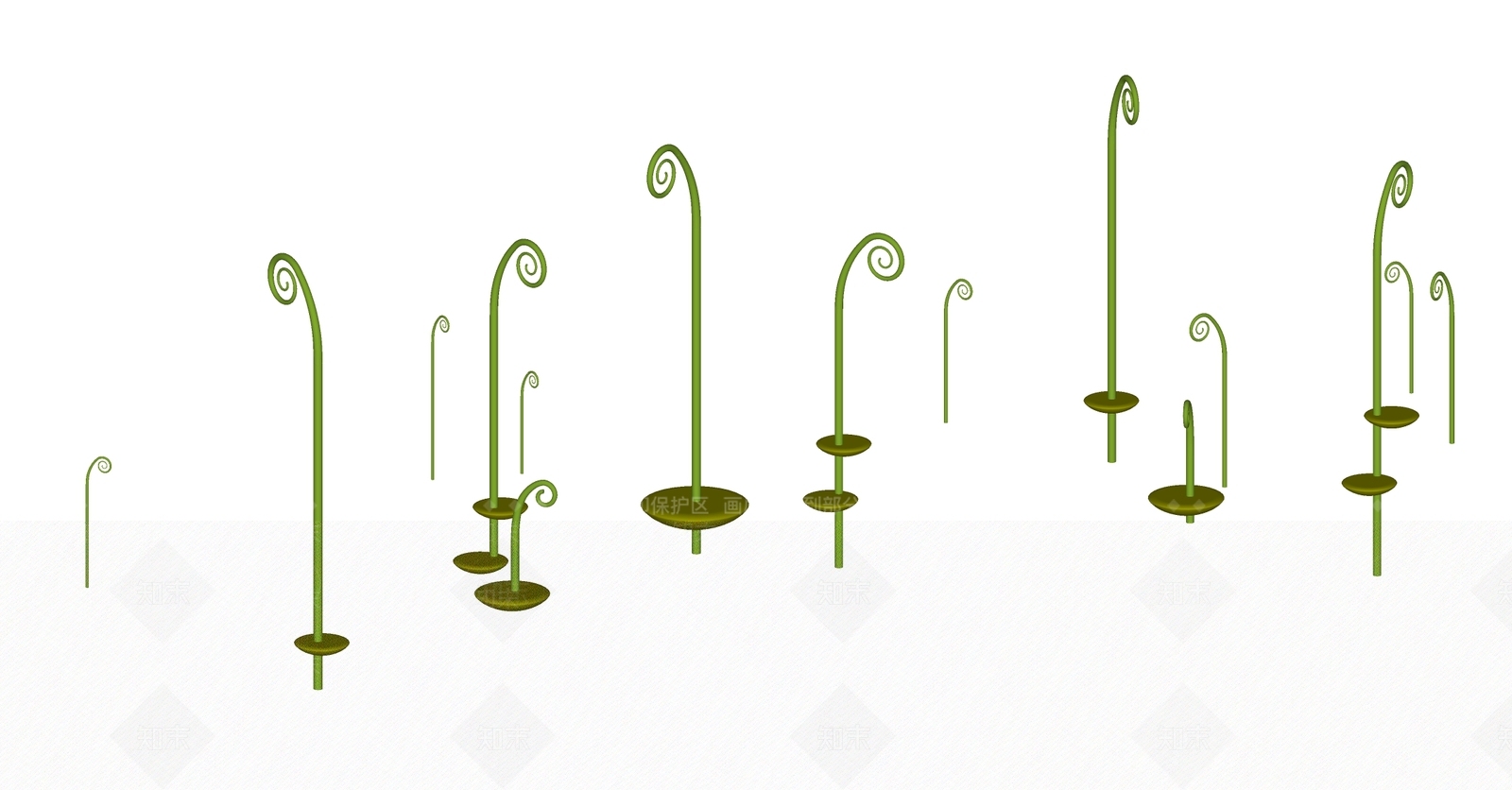 欧式现代儿童游乐区SU模型下载【ID:1171289747】