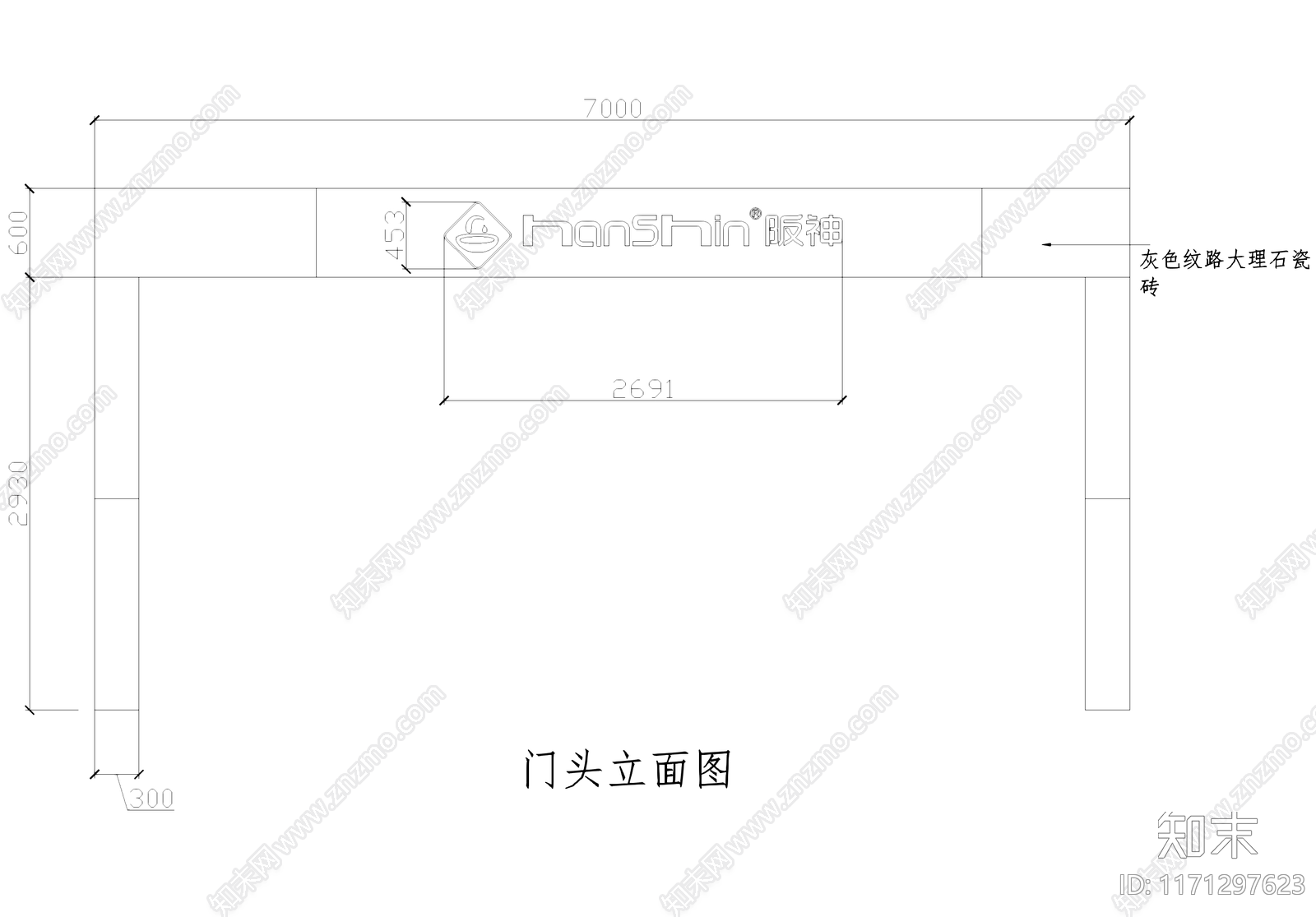 现代其他商业空间cad施工图下载【ID:1171297623】