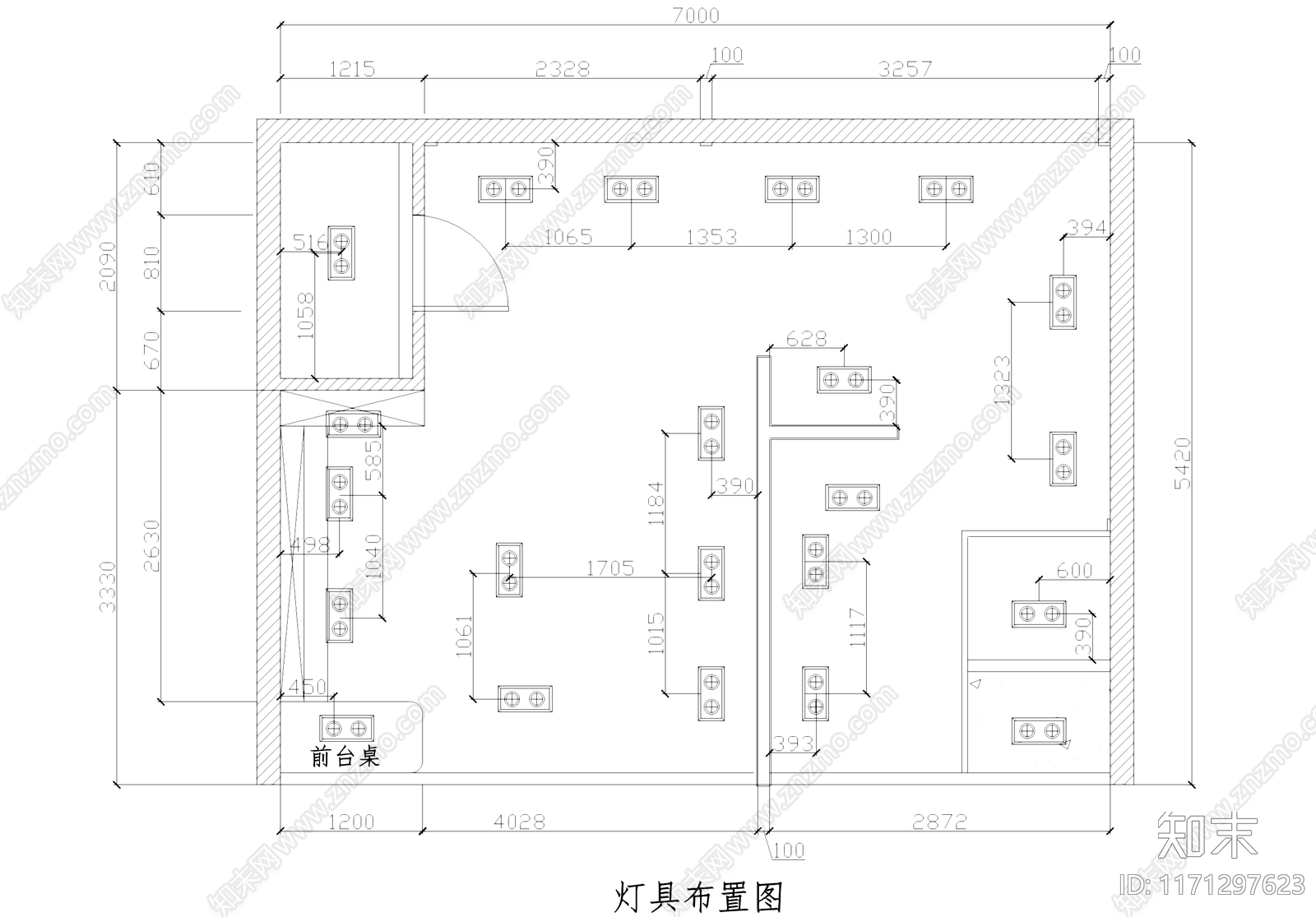 现代其他商业空间cad施工图下载【ID:1171297623】