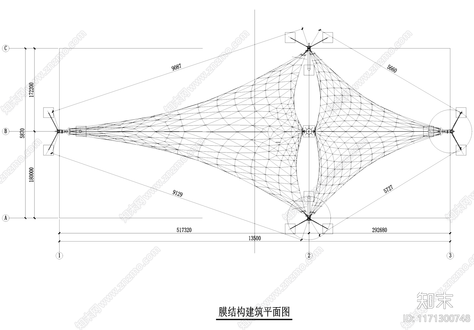 其他结构设计cad施工图下载【ID:1171300748】