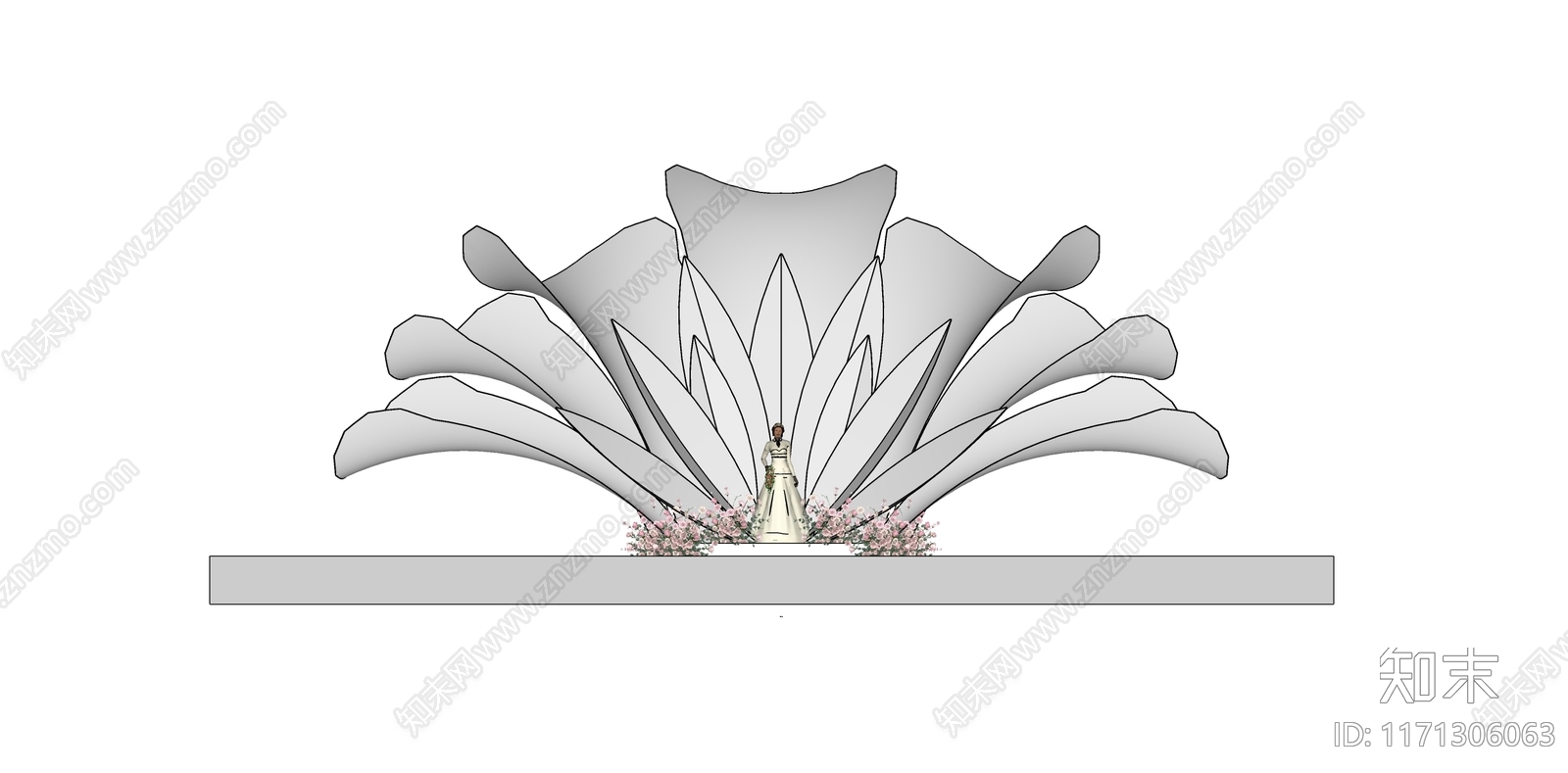 现代宴会厅SU模型下载【ID:1171306063】