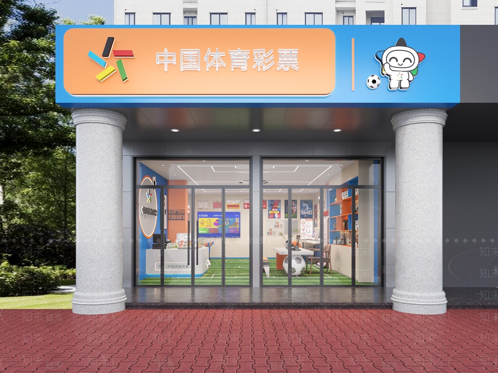 现代休息区3D模型下载【ID:1214746797】