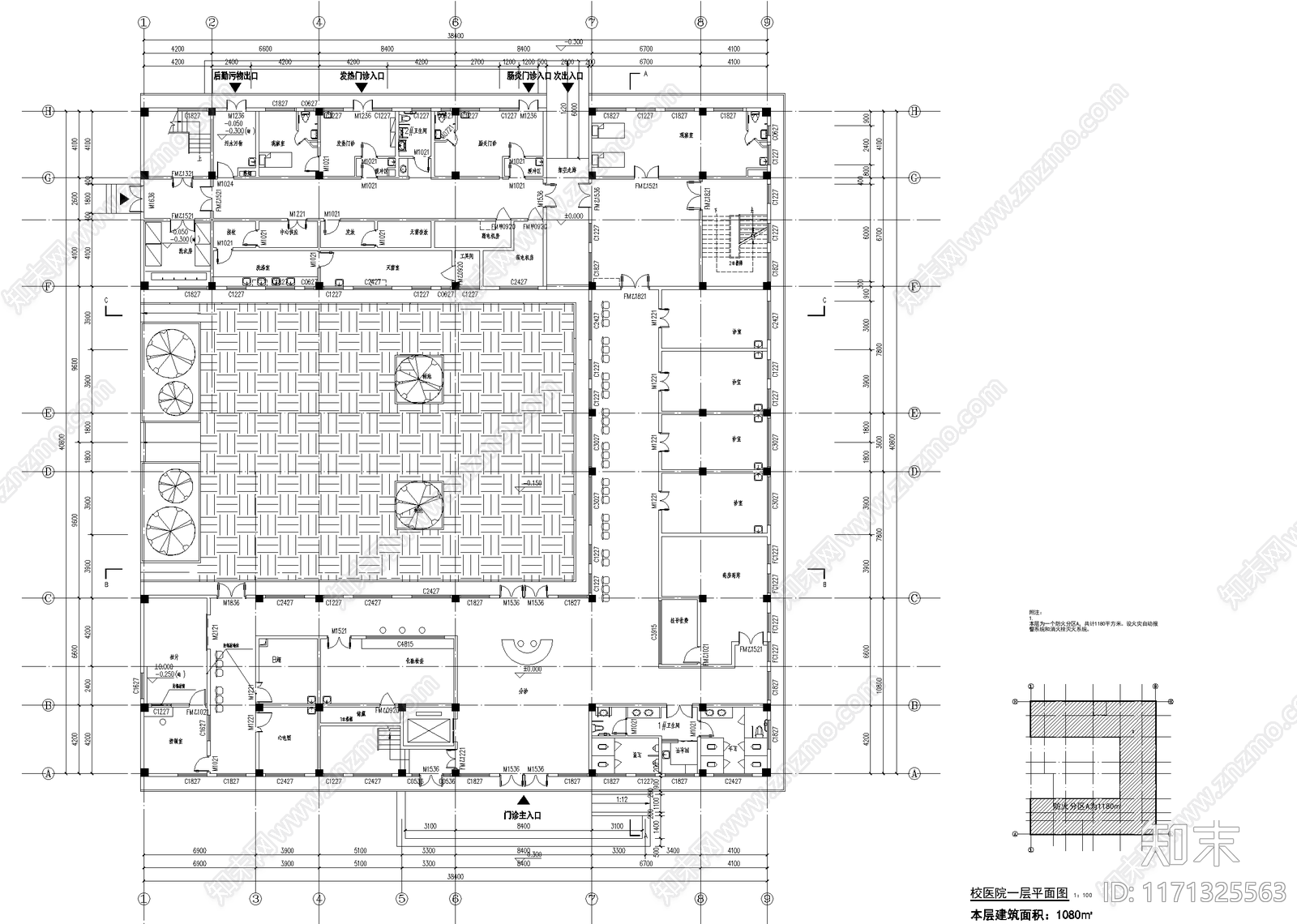 现代学校建筑cad施工图下载【ID:1171325563】
