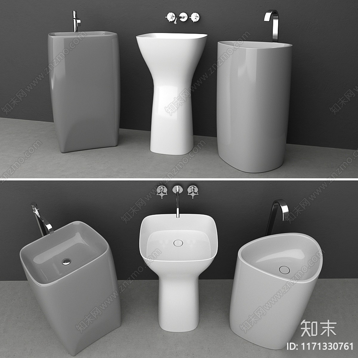 台盆3D模型下载【ID:1171330761】