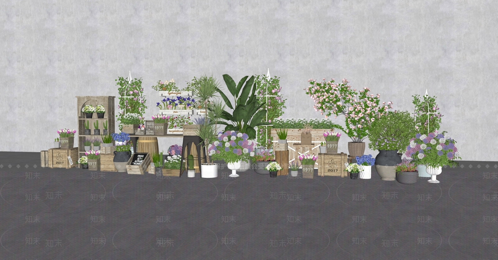 盆栽SU模型下载【ID:1171333469】