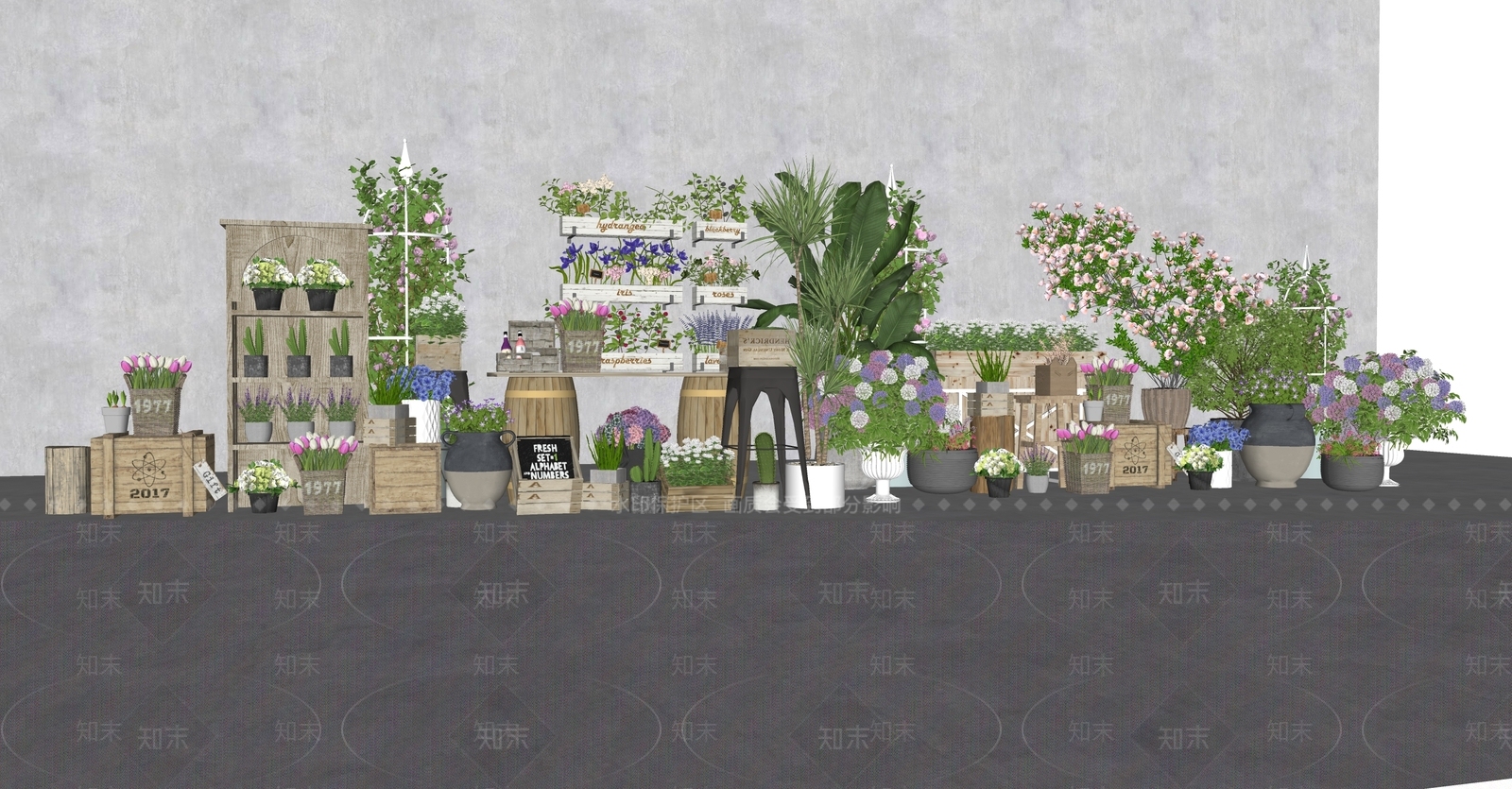 盆栽SU模型下载【ID:1171333469】