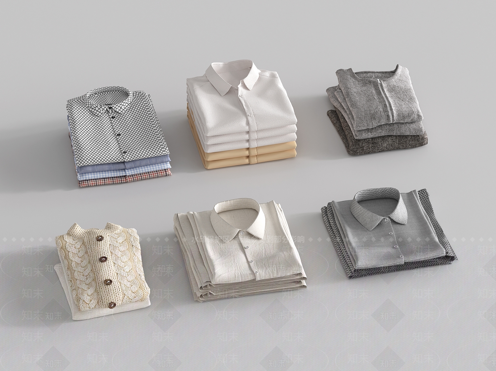 衣服SU模型下载【ID:1171336873】