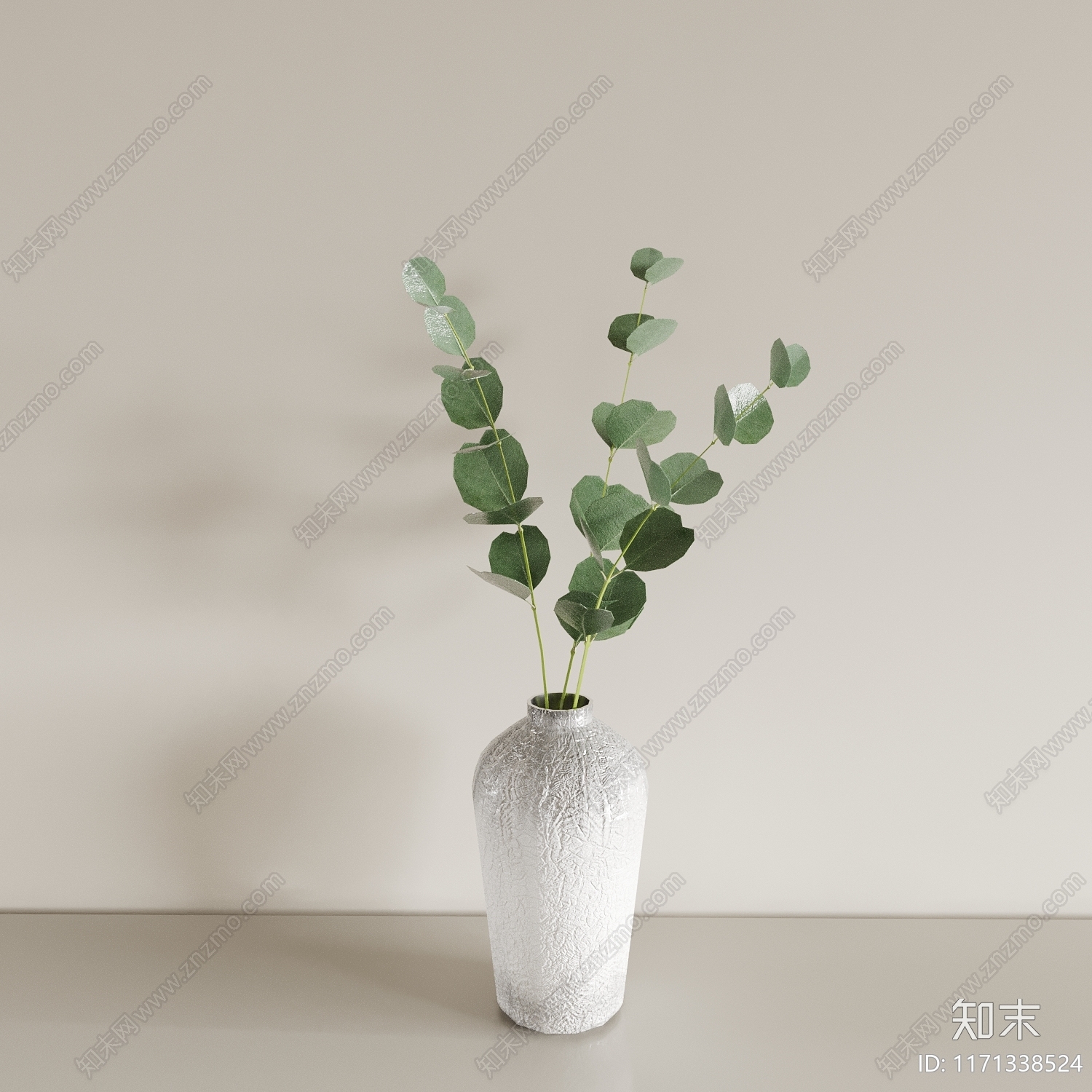 现代极简花瓶3D模型下载【ID:1171338524】