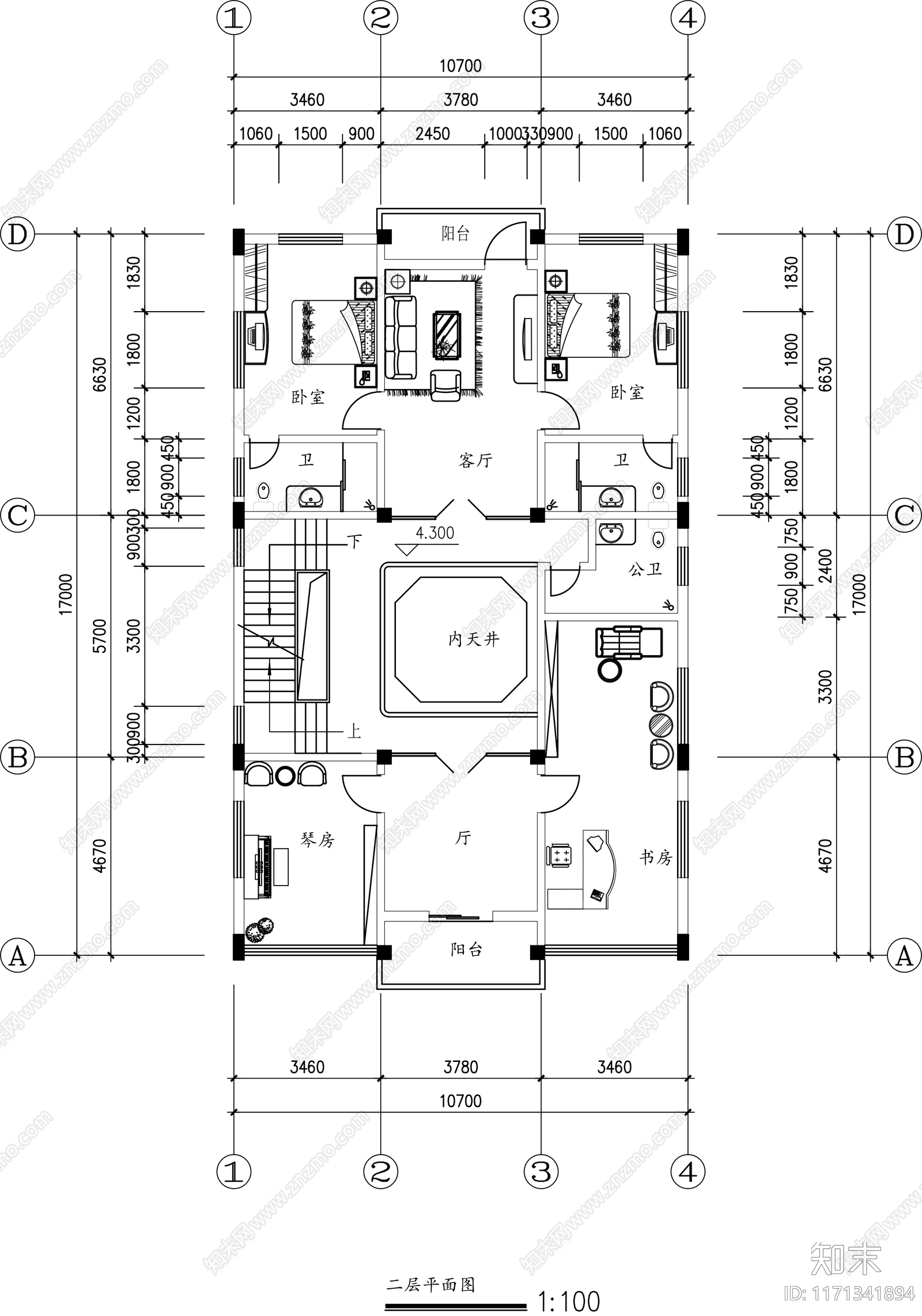 民宿建筑施工图下载【ID:1171341894】