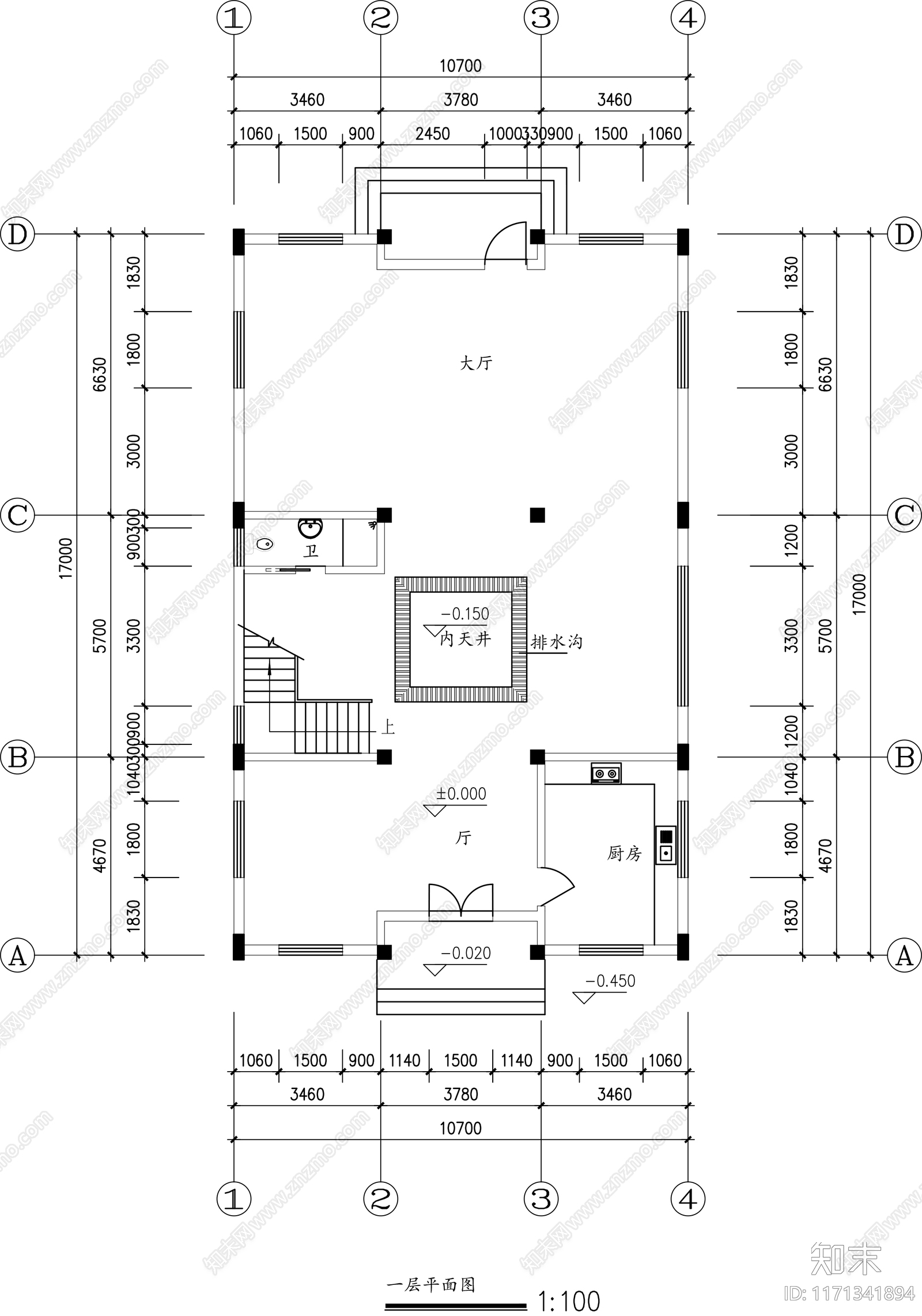 民宿建筑施工图下载【ID:1171341894】