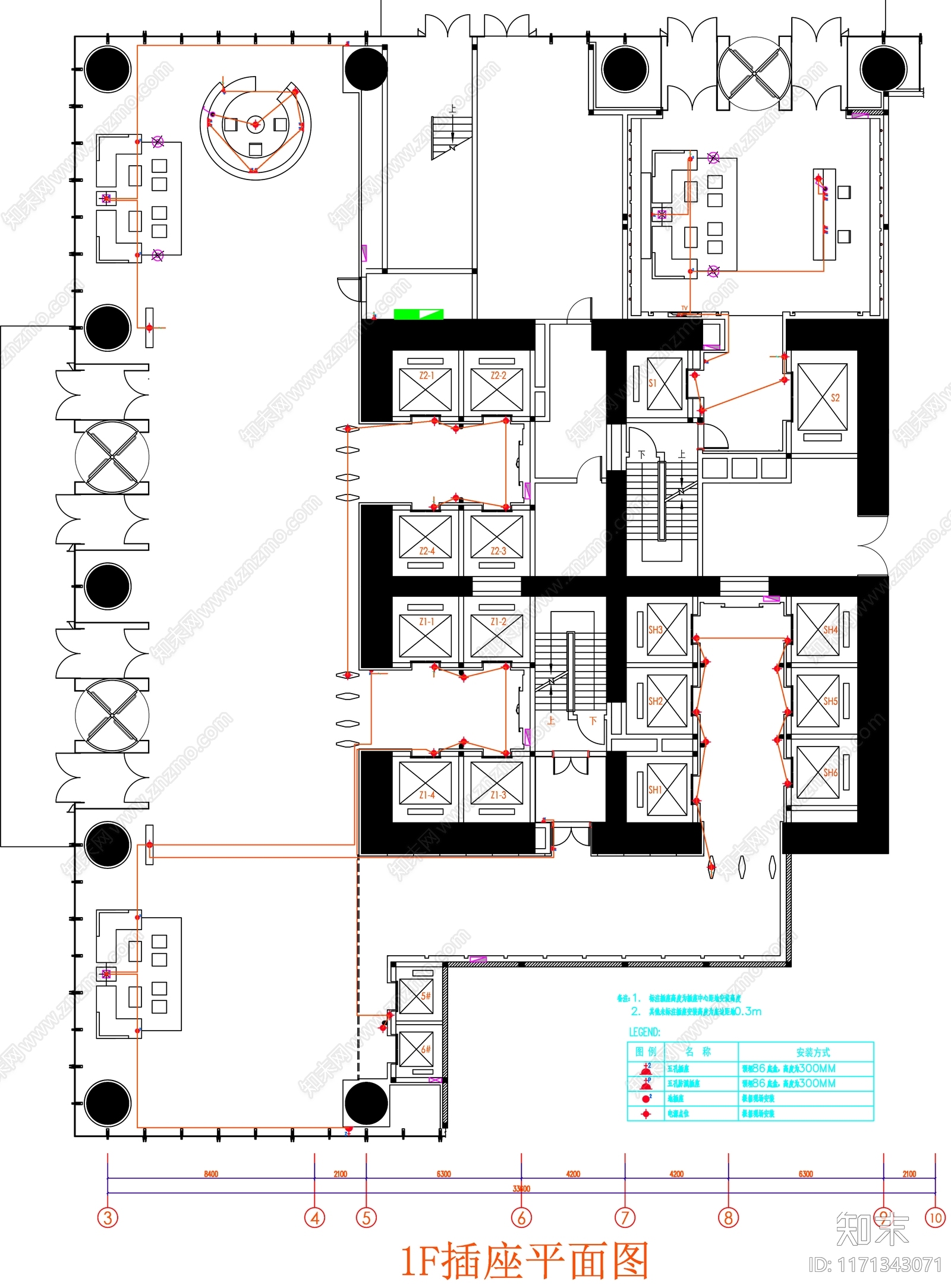 现代工装图库施工图下载【ID:1171343071】