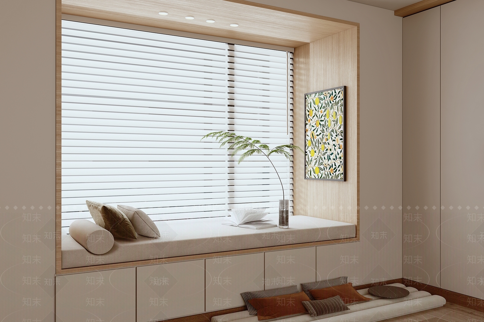 现代飘窗3D模型下载【ID:1171344666】
