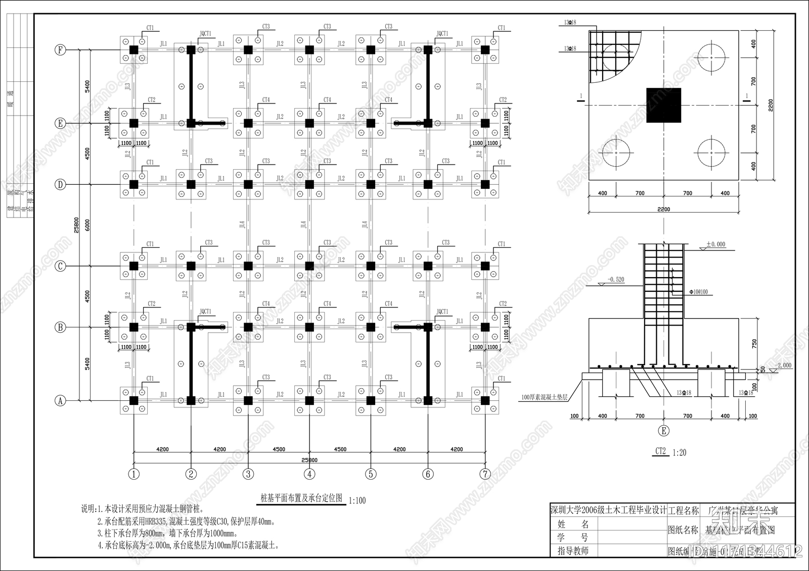 现代民宿建筑cad施工图下载【ID:1171344612】